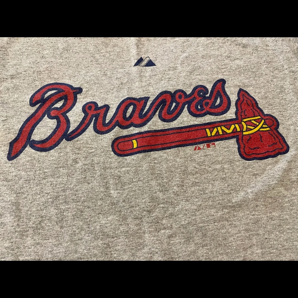 Braves S Tee T-Shirt Small Gildan Atlanta ATL